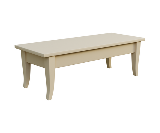 Windsor Whirl Bedroom Furniture Set - Isometric Angle, Only Bench.