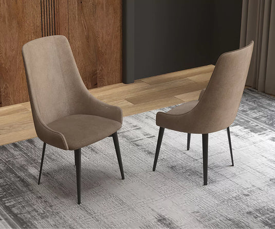 Velorise Upholstered Dining Chairs (Set of 2).