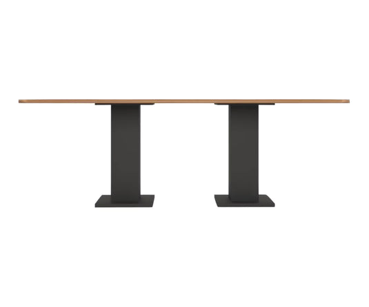 Velorise Solid Wood Large Contemporary 8 Seater Dining Table Set.