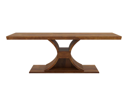 Caelistra Extendable 6-8 Seater Dining Table and Chairs Set.