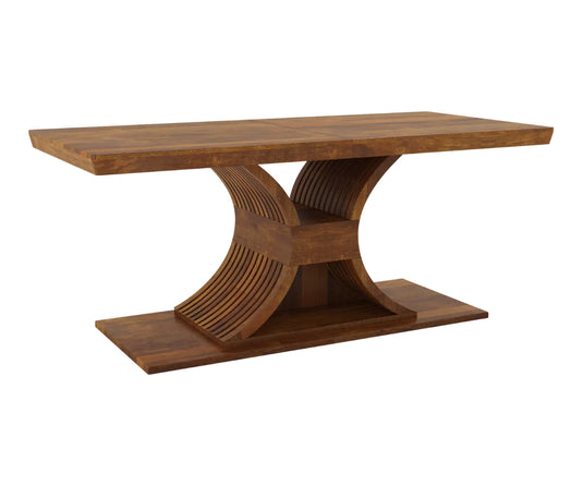 Caelistra Extendable 6-8 Seater Dining Table and Chairs Set.