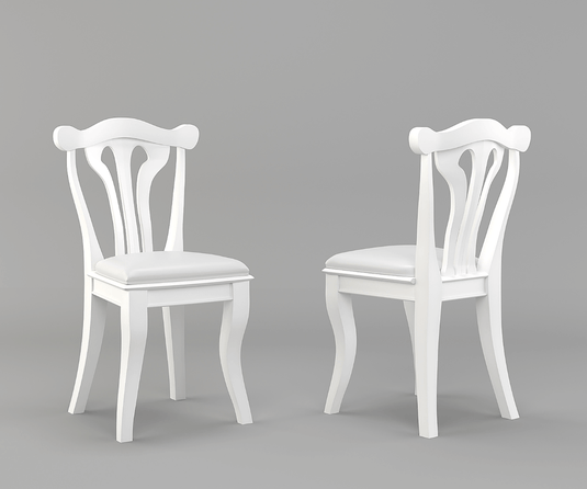 Callenbridge Solid Wood White 6-8 Seater Extendable Dining Table Set