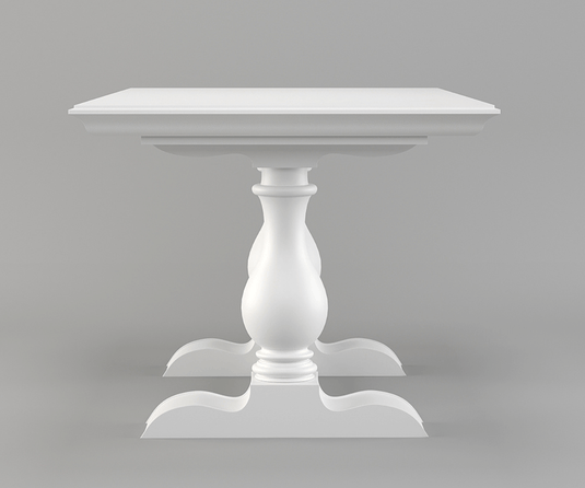 Callenbridge Solid Wood White 6-8 Seater Extendable Dining Table Set