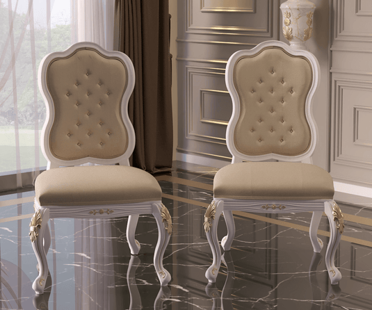 Celestiva Luxury Upholstered Dining Chair Set of 2