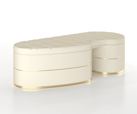 Cotswold Comfort Bed Set - Only Ottoman Isometric Image