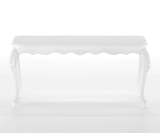 Countryside Solid Wood Luxury White Dining Set - Only Table Front View