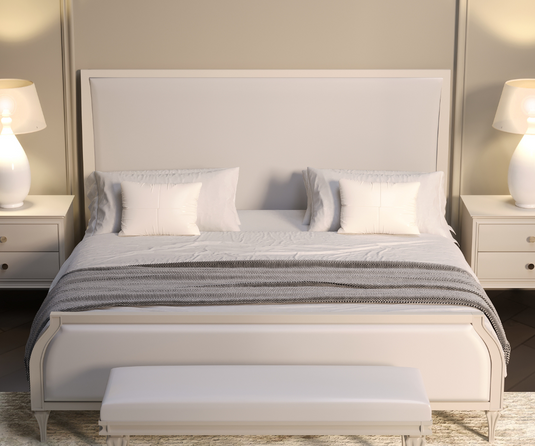 Dreamdrape Wooden Luxury Bed.