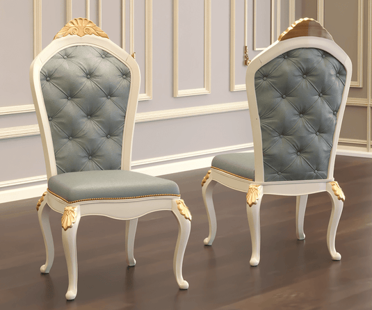 Exquisite Wooden Luxury Dining Chairs Set of 2