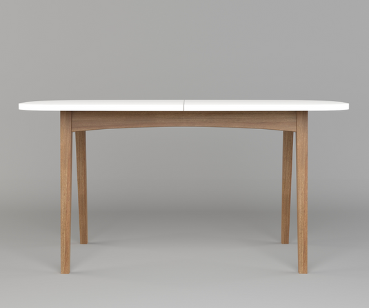 Frostvale Rectangle Solid Wood 6-8 Seater Extendable Dining Set