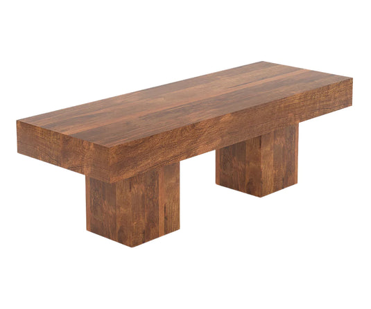 Oravelle Solid Wood Large 8 Seater Dining Table with Bench Set