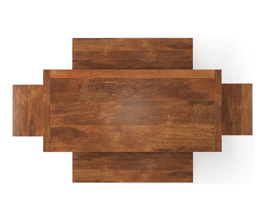 Oravelle Solid Wood Large 8 Seater Dining Table with Bench Set