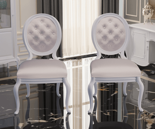 Ryvox Luxury Upholstered Dining Chair Set of 2