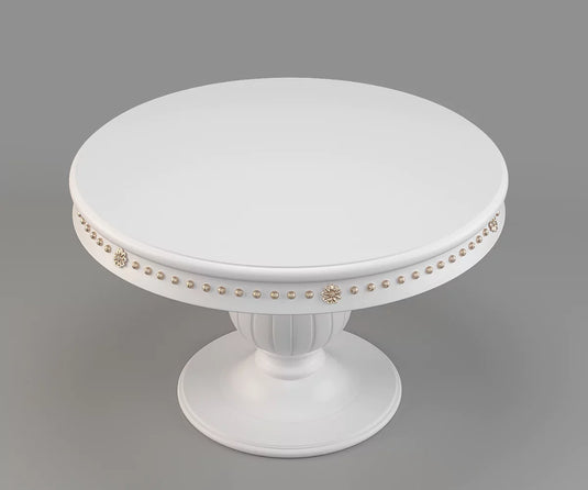 Ryvox Luxury Solid Wood Round Dining Set