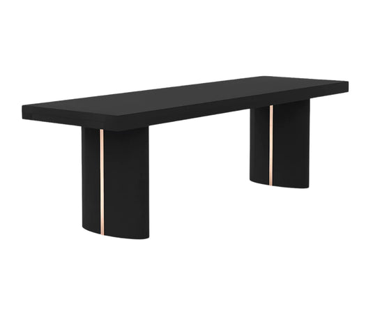 Tarkon Solid Wood Large 8 Seater Dining Table with Bench Set