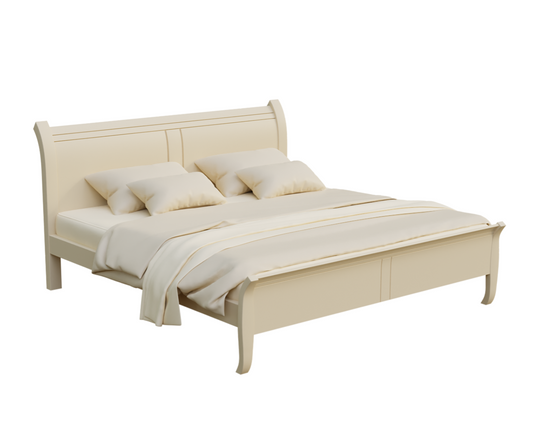 Windsor Whirl Wooden Bed.