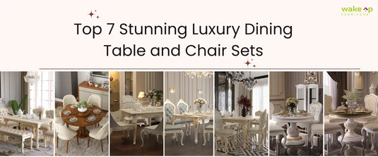 7 Stunning Luxury Dining Table and Chair Sets