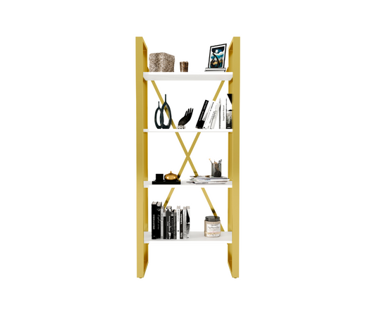 Elysium Wooden And Metal Bookshelf | Office Furniture