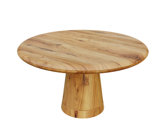 Selene Solid Wood Round Coffee Table | Living Room Coffee Table