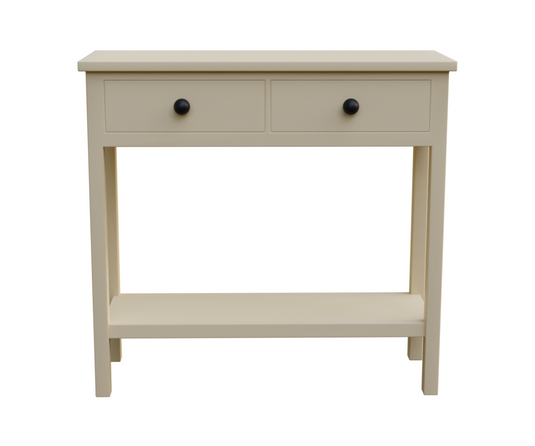 Windsor Whirl Bedroom Furniture Set - Front Angle, Only Console Table.