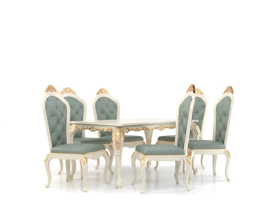 Exquisite Solid Wood Luxury Dining Table