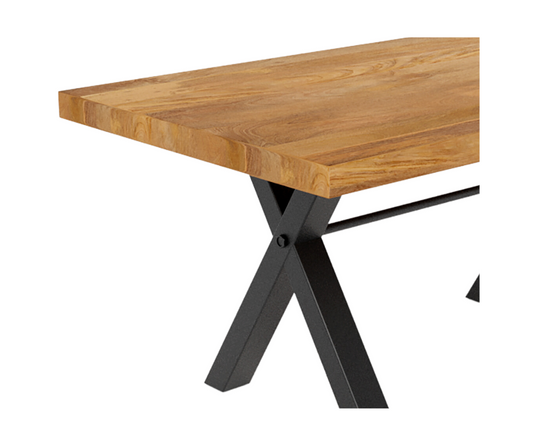 Urban Elegance Solid Wood Dining Table Set
