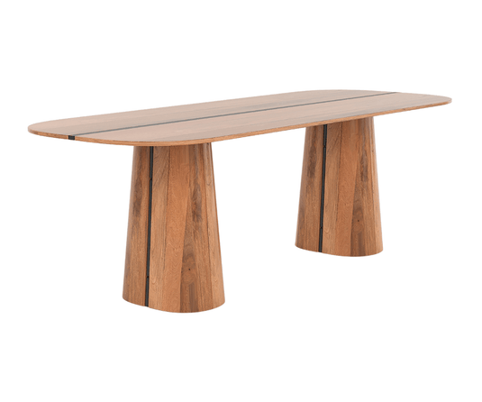 Brevona Solid Wood Dining Table