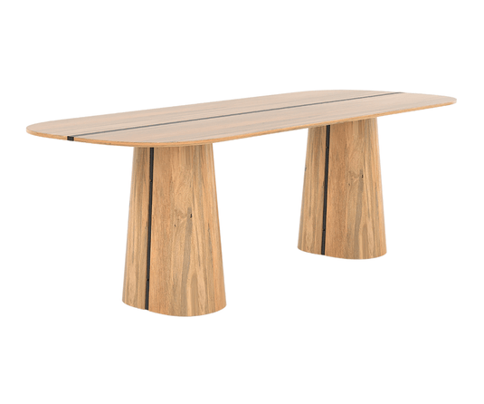 Brevona Solid Wood Dining Table