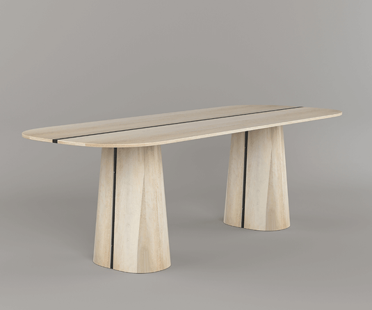 Brevona Solid Wood Dining Table