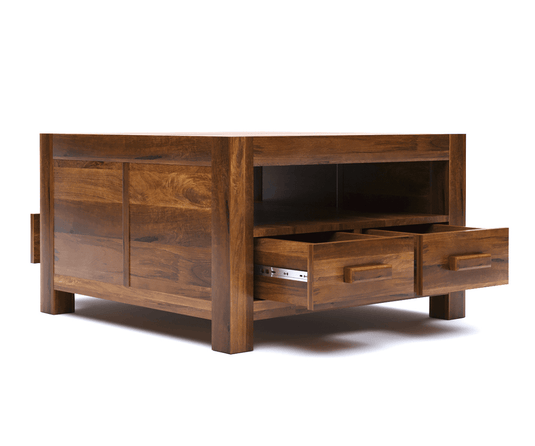 Clifton Solid Wood Square Coffee Table