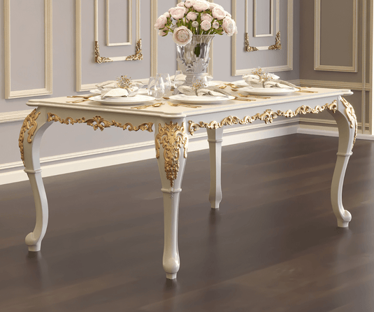 Exquisite Solid Wood Luxury Dining Table