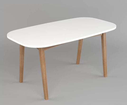 Frostvale Extendable White Dining Table