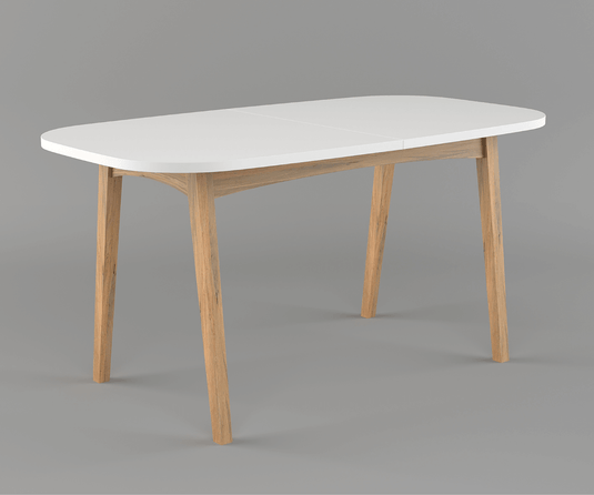 Frostvale Extendable White Dining Table