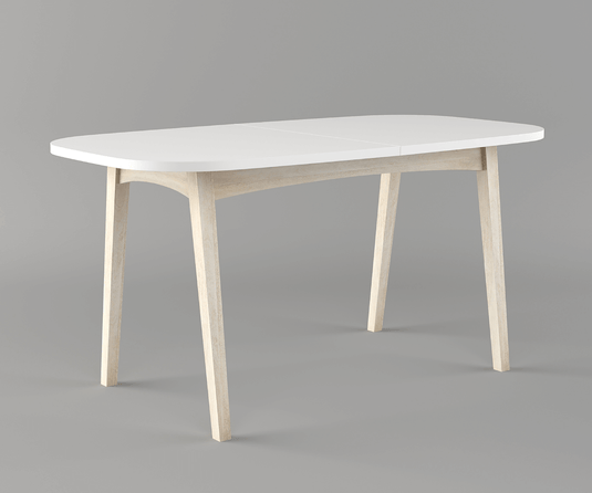 Frostvale Extendable White Dining Table