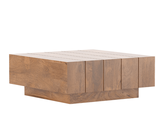 NaturEdge Wooden Square Coffee Table