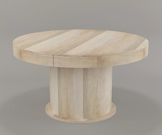 Qindora Round Expandable Dining Table