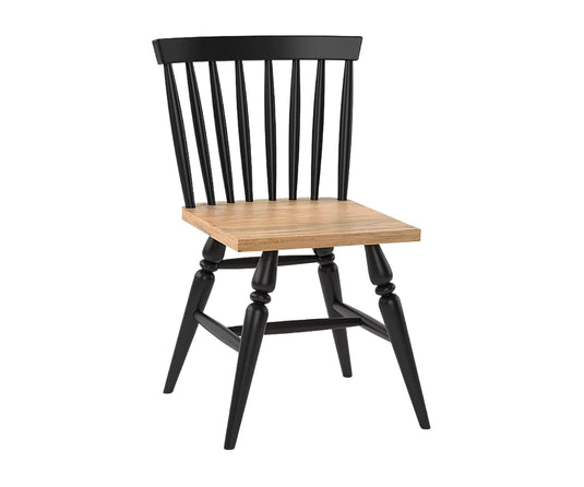 Trivex Wooden Dining Chairs Set of 2 - Isometric