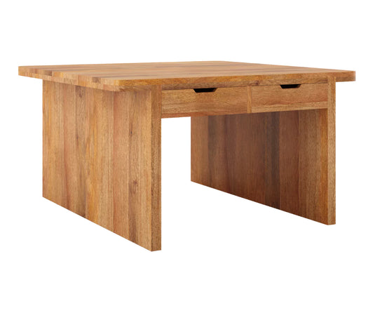 Velorian Square 8 Seater Dining Table With Drawers