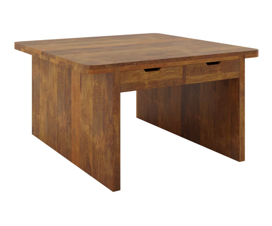 Velorian Square 8 Seater Dining Table With Drawers