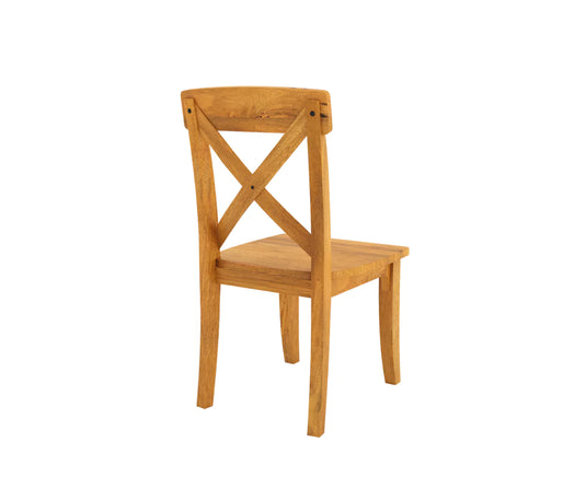 Viston Wooden Dining Chairs Set of 2 - Back