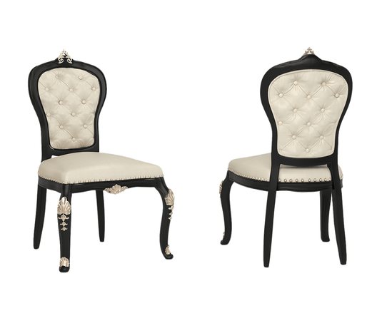 Zyvra Luxury Upholstered Dining Chair Set of 2
