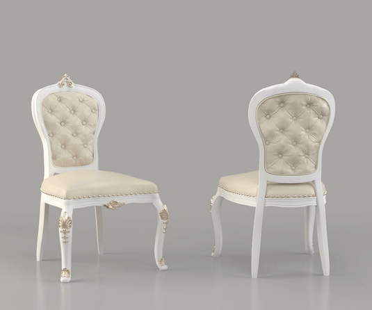 Zyvra Luxury Upholstered Dining Chair Set of 2